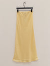 BASERANGE Linen Skirt Portugal BAS-SSDY-FL-AU25-ANA YELLOW (SKDY-SL-000)